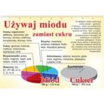 Ulotka "Używaj miodu zamiast cukru" w sklepie internetowym Pszczelnictwo.com.pl