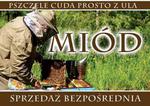Tablica reklamowa z pszczelarzem przy ulu F216 w sklepie internetowym Pszczelnictwo.com.pl
