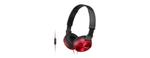 Słuchawki handsfree, mikrofon MDR-ZX310AP Red w sklepie internetowym VirtualEye
