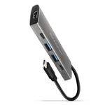 Wieloportowy hub szerokopasmowy HMC-5G2 2x USB-A + 2x USB-C + HDMI, USB-C 3.2 Gen 2 10Gbps, PD 60W, 13cm USB-C kabel w sklepie internetowym VirtualEye