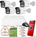 Zestaw monitoringu Hilook by Hikvision 4 kamer IP IPCAM-B2-50DL 1TB dysk w sklepie internetowym VirtualEye