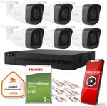 Zestaw monitoringu Hilook 6 kamer IP IPCAM-B5 1TB dysk w sklepie internetowym VirtualEye