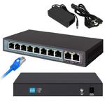 Extralink CERES | Switch PoE | 8x 100Mb/s PoE/PoE+, 2x RJ45 Uplink 100Mb/s, 96W w sklepie internetowym VirtualEye