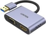 Adapter Unitek USB-A na HDMI i VGA, FullHD w sklepie internetowym VirtualEye