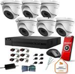 Zestaw monitoringu Hilook 6 kamer 2MPx TVICAM-T2M w sklepie internetowym VirtualEye