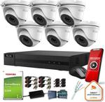 Zestaw monitoringu Hilook 6 kamer 2mpx TVICAM-T2M z dyskiem 1TB w sklepie internetowym VirtualEye