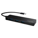 LogiLink Hub USB-C 3.1 4-porty ultra slim, czarny w sklepie internetowym VirtualEye