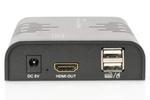 Digitus Przedłużacz/Extender KVM (HDMI+USB) do 120m po Cat.5e UTP lub IP, 1080p FHD 60Hz, audio (zestaw) w sklepie internetowym VirtualEye