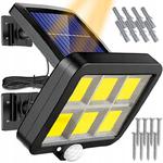 Lampa oprawa solarna LED ogrodowa z czujnikiem ruchu i zmierzchu w sklepie internetowym elektro-hurt.com