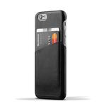 Mujjo Wallet - etui skórzane do iPhone 6/6s (czarny) w sklepie internetowym mobilemania.pl