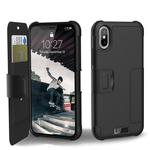 UAG Metropolis - obudowa ochronna z klapką do iPhone Xs / X (czarna) w sklepie internetowym mobilemania.pl