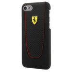 Ferrari Pit Stop Black Trim - Etui iPhone 8 / 7 (Black Carbon) w sklepie internetowym mobilemania.pl