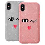 PURO Glitter EYES Shine Cover - Etui Huawei P20 Lite (Rose Gold) Limited edition w sklepie internetowym mobilemania.pl