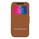 Moshi SenseCover - Etui z klapką dotykową iPhone Xs / X (Caramel Brown) w sklepie internetowym mobilemania.pl