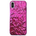 PURO Glam Metal Flex Cover - Etui iPhone Xs / X (metaliczny efekt różowy) w sklepie internetowym mobilemania.pl