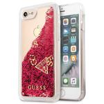 Guess Liquid Glitter - Etui do iPhone 8 / 7 (malinowy) w sklepie internetowym mobilemania.pl