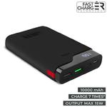 PURO Extra Power Type-C - Power Bank 10000 mAh 15 W LED (czarny) w sklepie internetowym mobilemania.pl