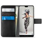 PURO Booklet Wallet Case - Etui do Huawei P20 z kieszeniami na karty (czarny) w sklepie internetowym mobilemania.pl