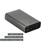 Puro Compact Power Bank - Power bank 10000 mAh, 2xUSB-A, 1xUSB-C, 15 W (szary) w sklepie internetowym mobilemania.pl