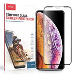 Zizo Full Glue Szkło hartowane iPhone Xs Max klejone na całej powierzchni (czarna ramka) w sklepie internetowym mobilemania.pl