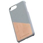 Nordic Elements Hel - Etui iPhone 8 Plus / 7 Plus / 6s Plus prawdziwe drewno klonowe (jasny szary) w sklepie internetowym mobilemania.pl