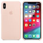 Apple Silicone Case - oryginalne silikonowe etui iPhone Xs Max (piaskowy róż) w sklepie internetowym mobilemania.pl