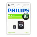 Philips Karta Pamięci Micro SDHC 8GB Class 4 + Adapter w sklepie internetowym mobilemania.pl