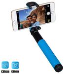 Uniwersalny kij do selfie Momax Selfie Hero z pilotem Bluetooth (100 cm) niebieski w sklepie internetowym mobilemania.pl