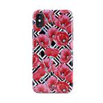 PURO Glam Geo Flowers - Etui iPhone Xs / X (Red Poppies) w sklepie internetowym mobilemania.pl