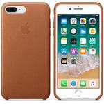 Apple Leather Case - Skórzane etui iPhone 8 Plus / 7 Plus (naturalny brąz) w sklepie internetowym mobilemania.pl