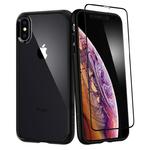 Etui Spigen Ultra Hybrid 360 do iPhone XS Max czarna ramka w sklepie internetowym mobilemania.pl