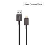 Kabel połączeniowy Moshi USB Apple złącze Lightning MFi (grafit) w sklepie internetowym mobilemania.pl