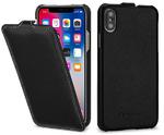 Etui skórzane StilGut do iPhone X / Xs - UltraSlim nappa (czarne) w sklepie internetowym mobilemania.pl