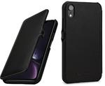 Etui skórzane StilGut do iPhone Xr UltraSlim czarne w sklepie internetowym mobilemania.pl