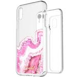 Etui Ghostek Scarlet Agate do iPhone XR (przeźorczyste / różowe) w sklepie internetowym mobilemania.pl