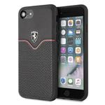 Ferrari Victory Skórzane etui iPhone 8 / 7 (czarny) w sklepie internetowym mobilemania.pl