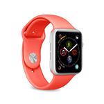 PURO ICON Elastyczny pasek sportowy do Apple Watch 38 / 40 mm (S/M & M/L) Coral w sklepie internetowym mobilemania.pl