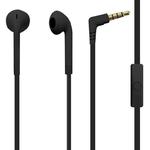 PURO ICON Stereo Earphones Słuchawki z płaskim kablem z mikrofonem i pilotem (Czarny) w sklepie internetowym mobilemania.pl