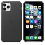 Apple Leather Case - Skórzane etui iPhone 11 Pro (czarny) w sklepie internetowym mobilemania.pl