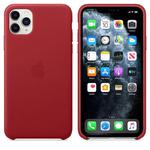 Apple Leather Case - Skórzane etui iPhone 11 Pro Max (czerwony) (PRODUCT)RED w sklepie internetowym mobilemania.pl