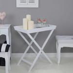 Rozkładany stolik, taca, kolor biały, matowy. w sklepie internetowym Impresje24.pl
