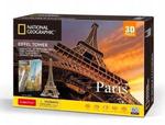 Puzzle 3D National Geographic Paryż Wieża Eiffla 80 elementów w sklepie internetowym gebe.com.pl