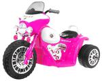 Motorek Chopper na akumulator dla dzieci Różowy + 3 koła + Dźwięki + Światła LED w sklepie internetowym gebe.com.pl