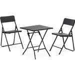 Meble balkonowe składane stolik 2 krzesła - zestaw w sklepie internetowym gebe.com.pl