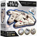 Puzzle drewniane 160 elementów Star Wars Sokół Millennium Trefl w sklepie internetowym gebe.com.pl