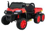 Autko Farmer Truck dla 2 dzieci Czerwony + Napęd 4x4 + Pilot + Kiper + Audio LED w sklepie internetowym gebe.com.pl