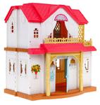 Interaktywny rozkładany domek z figurkami dla dzieci 3+ Zabawa w dom 4 pokoje w sklepie internetowym gebe.com.pl