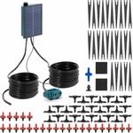 System nawadniający do ogrodu solarny automatyczny 25 kroplowników 5 m 1.6 W w sklepie internetowym gebe.com.pl