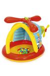 Dmuchany Kojec Fisher-Price dla dzieci Brodzik Helikopter BESTWAY 155x102x91cm + Piłeczki w sklepie internetowym gebe.com.pl