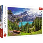 Puzzle 1500 elementów Jezioro Oeschinen, Alpy w sklepie internetowym gebe.com.pl